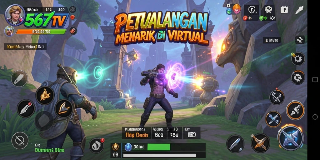 Tampilan gameplay 567TV yang menawan dan penuh petualangan.