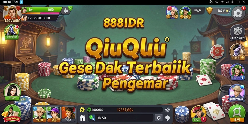 Tampilan gameplay QiuQiu yang menarik di 888IDR.