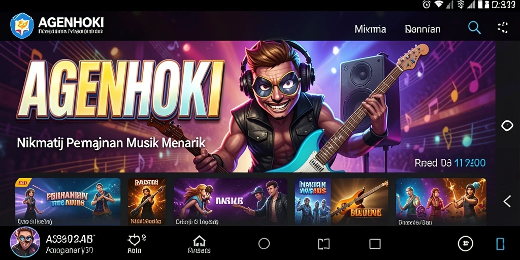 Tampilan gameplay AGENHOKI yang menarik dan interaktif.