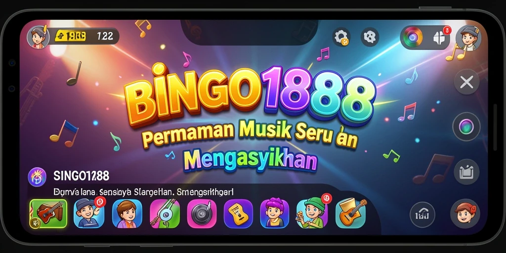 Tampilan gameplay seru dari BINGO188 yang penuh warna.