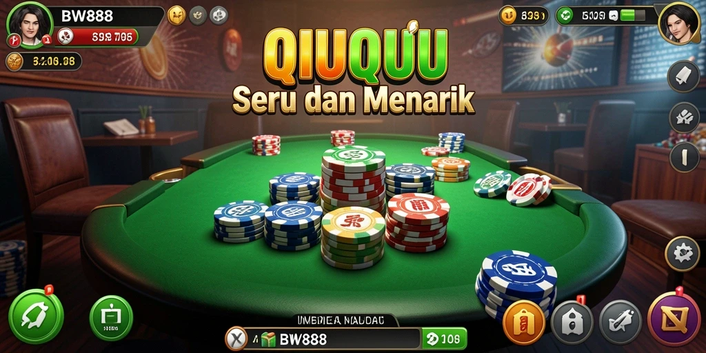 Tampilan screenshot dari gameplay BW888 yang seru dalam QiuQiu.
