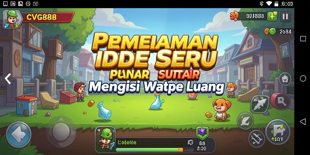 Tampilan gameplay CVG8888 yang menarik dan seru.