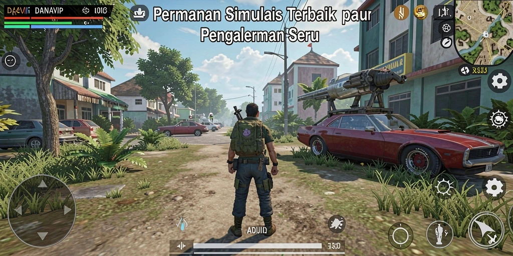 Tampilan permainan <strong>DANAVIP</strong> yang memukau dengan gameplay interaktif.