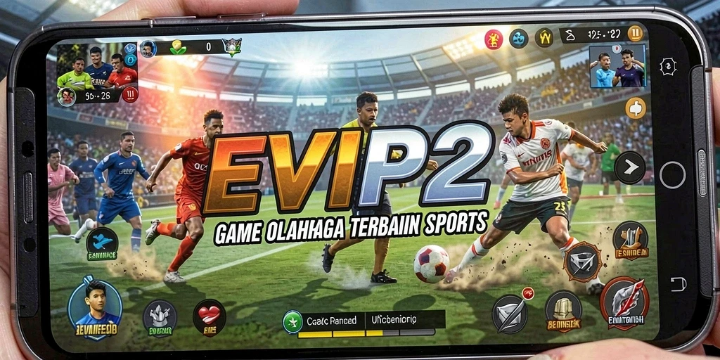 Screenshot gameplay <strong>EVIP2</strong> menunjukkan pertandingan seru dalam olahraga.