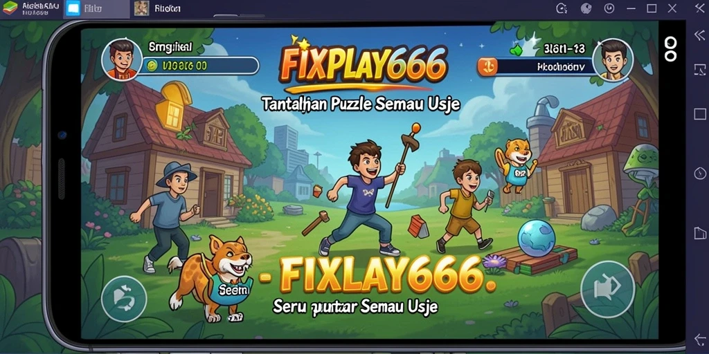 Tampilan gameplay FIXPLAY666 yang seru dan menantang.