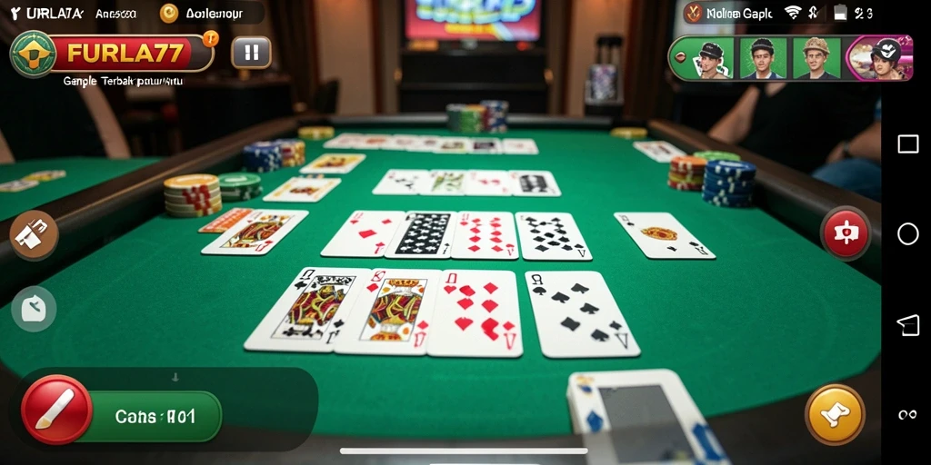 Gameplay FURLA77 yang seru dan menantang dalam permainan Gaple.