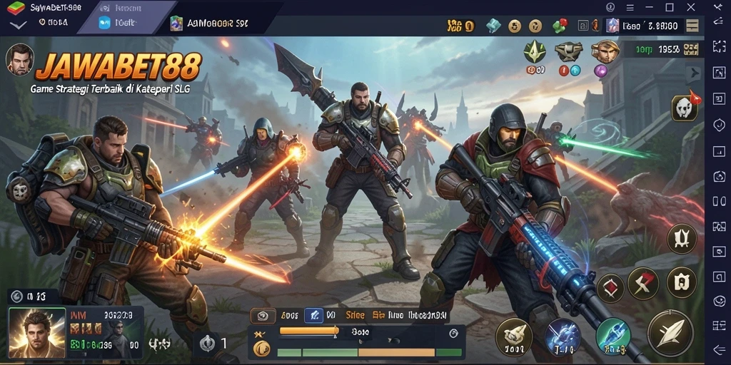 Tampilan gameplay menarik JAWABET88 dengan elemen strategi mendalam.