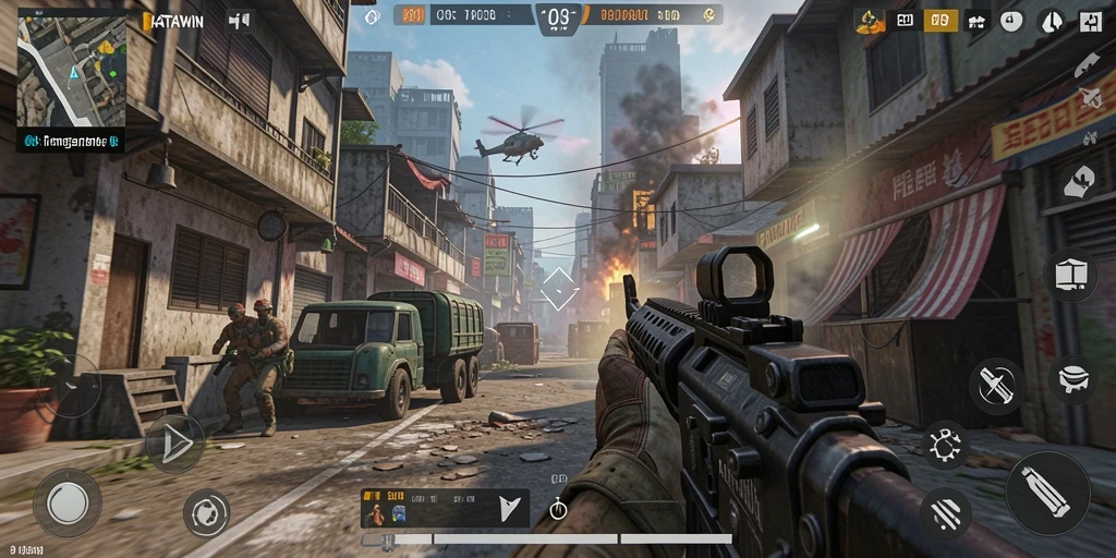 Tampilan gameplay menegangkan dari KATAWIN