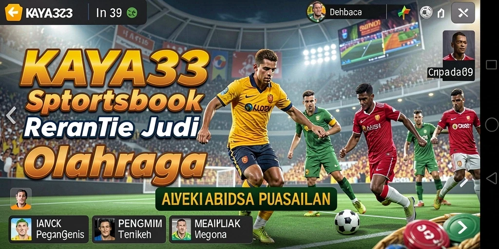 Tampilan gameplay KAYA33 yang menarik dengan opsi taruhan olahraga.