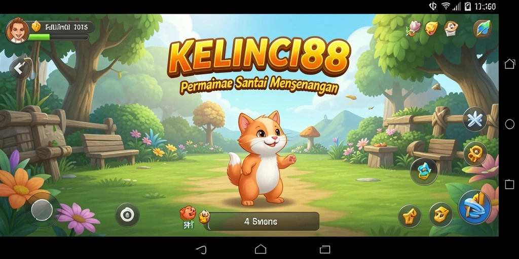 Tampilan menarik dari gameplay KELINCI88 yang penuh warna.