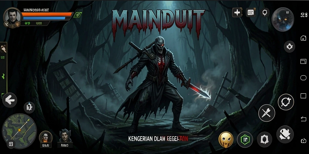 Gameplay menyeramkan di kegelapan MAINDUIT.