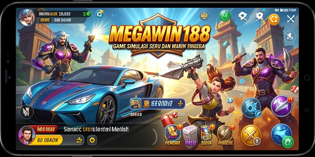 Screenshot MEGAWIN188 menampilkan gameplay yang imersif dan interaktif.