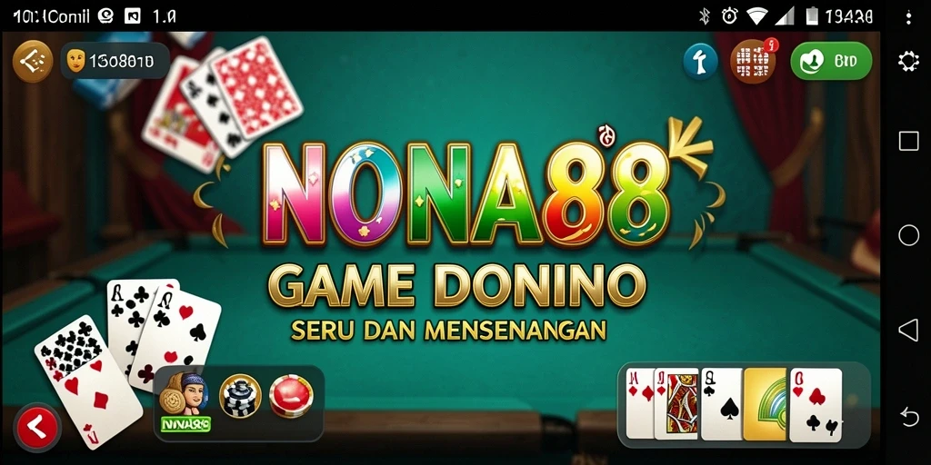 Gameplay Domino NONA88 yang seru dan menarik.
