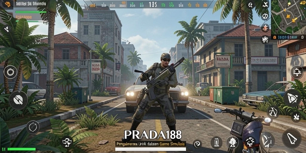 Screenshot PRADA188 menampilkan aksi gameplay simulasi yang menarik.