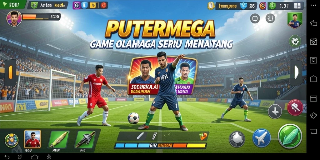 Tangkapan layar gameplay PUTERMEGA yang menarik dan mendebarkan.