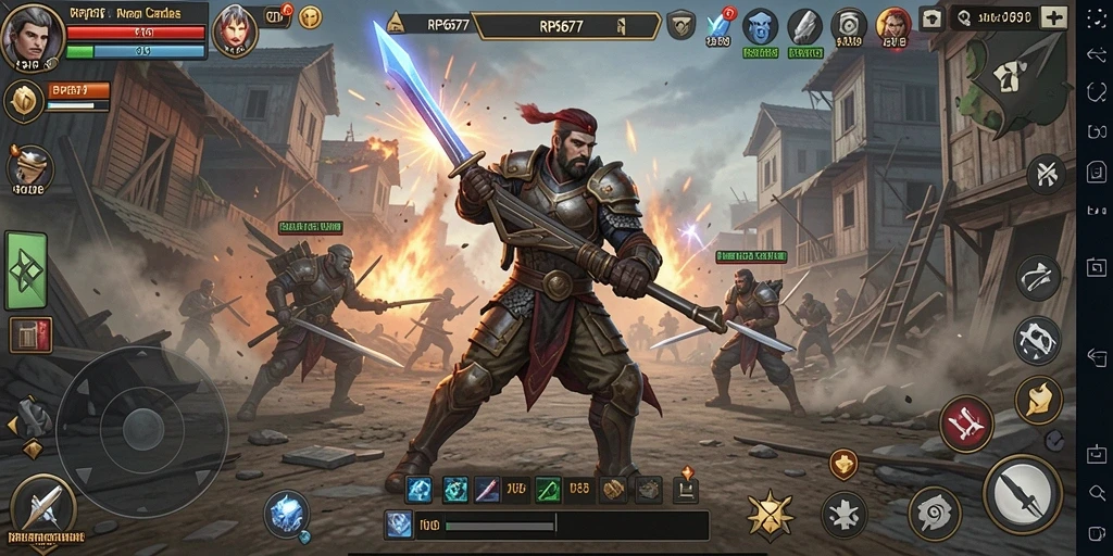 Gameplay RP6677 yang memukau dan strategis.