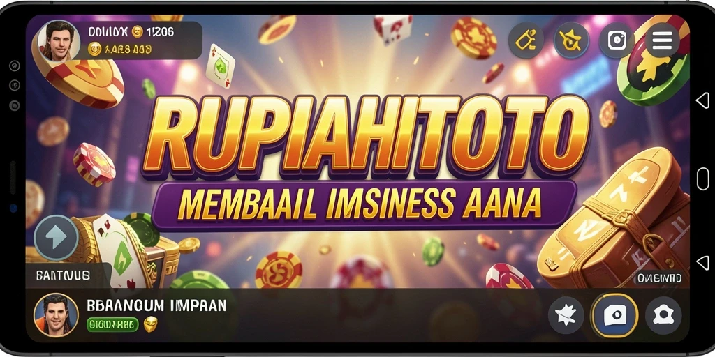 Tampilan gameplay yang mendebarkan dalam RUPIAHTOTO.