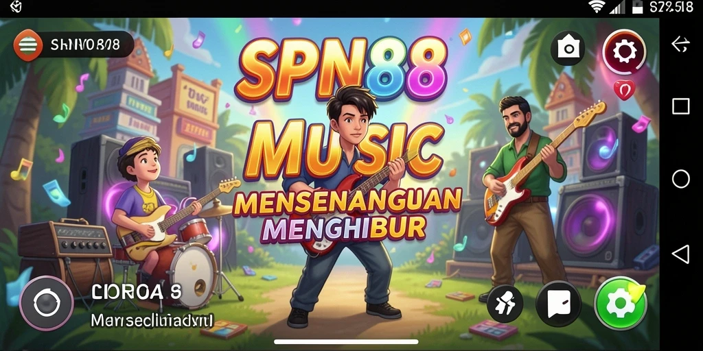 Screenshot gameplay SPN88 menampilkan pemain yang asyik mengikuti ritme musik.