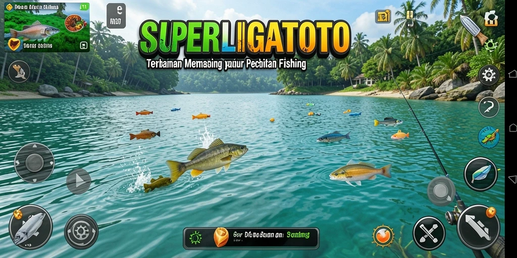 Tangkapan ikan terbesar di <strong>SUPERLIGATOTO</strong> dengan grafik yang memukau.