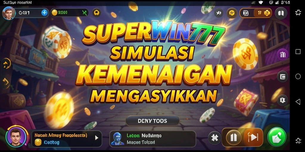Tampilan menarik dari gameplay <strong>SUPERWIN777</strong> yang menawan.
