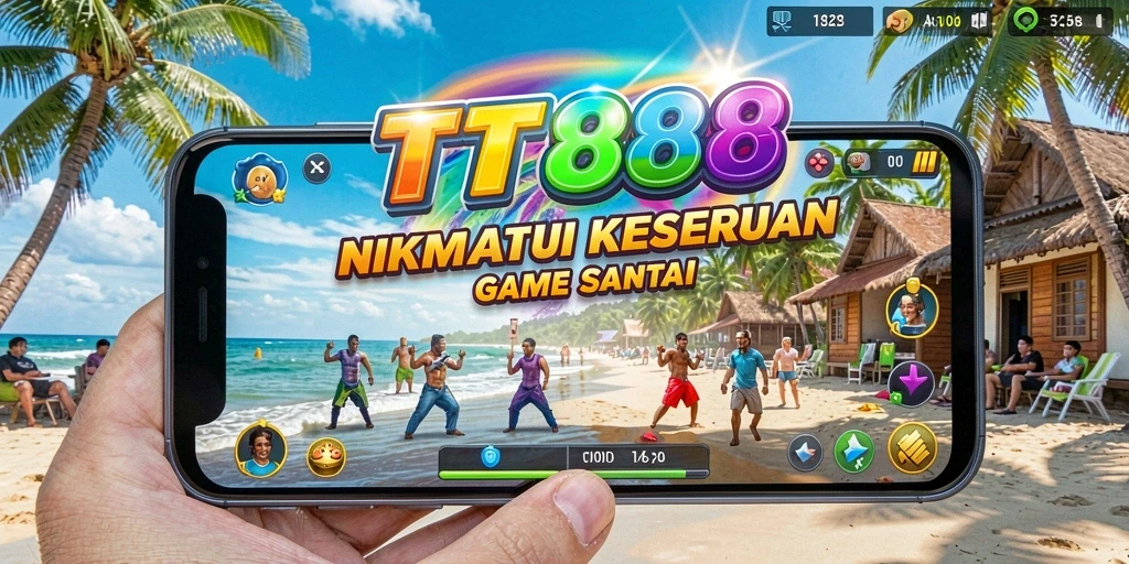 Tangkapan layar utama TTT888 menunjukkan suasana gameplay yang mendebarkan dan penuh warna.